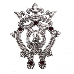 Large Scottish Clan Crest Luckenbooth Brooch